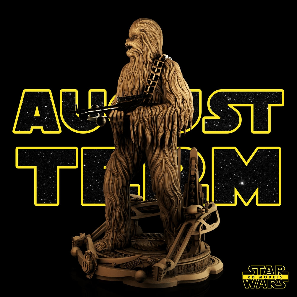 Chewbacca Sculpture - Star Wars 3D Models