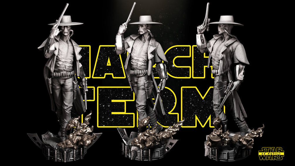 Cad Bane Sculpture - Star Wars 3D Models