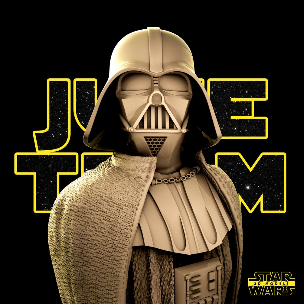 Darth Vader Bust - Star Wars 3D Model