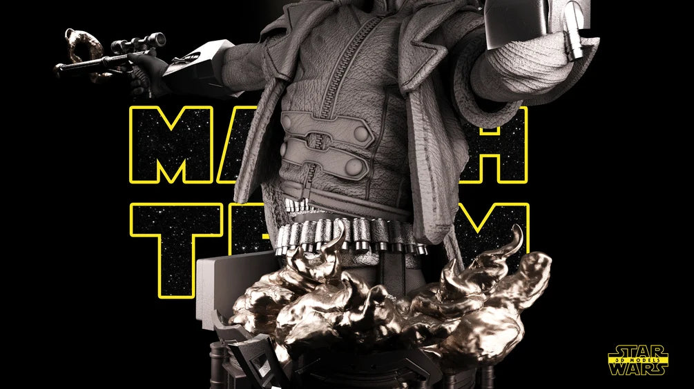 Cad Bane Bust - Star Wars 3D Models