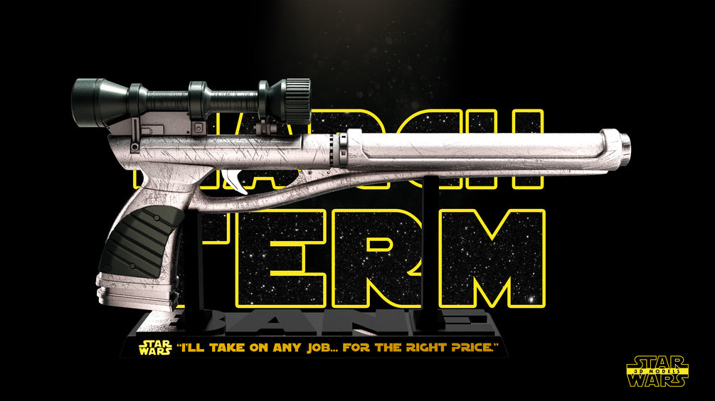 Cad Bane Blasters LL-30 #1 - Star Wars 3D Models