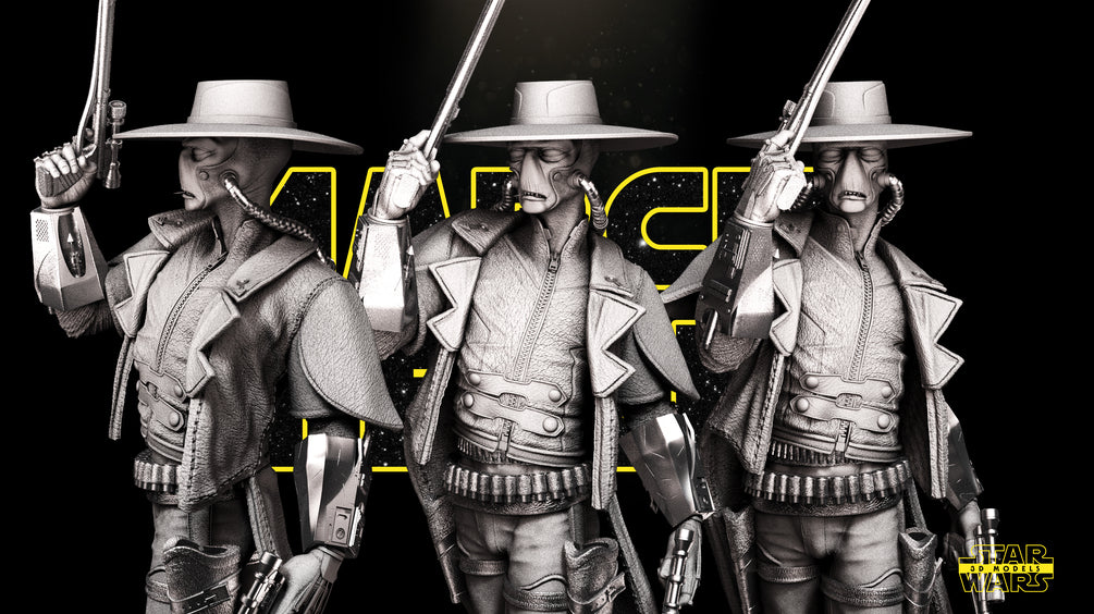 Cad Bane Sculpture - Star Wars 3D Models