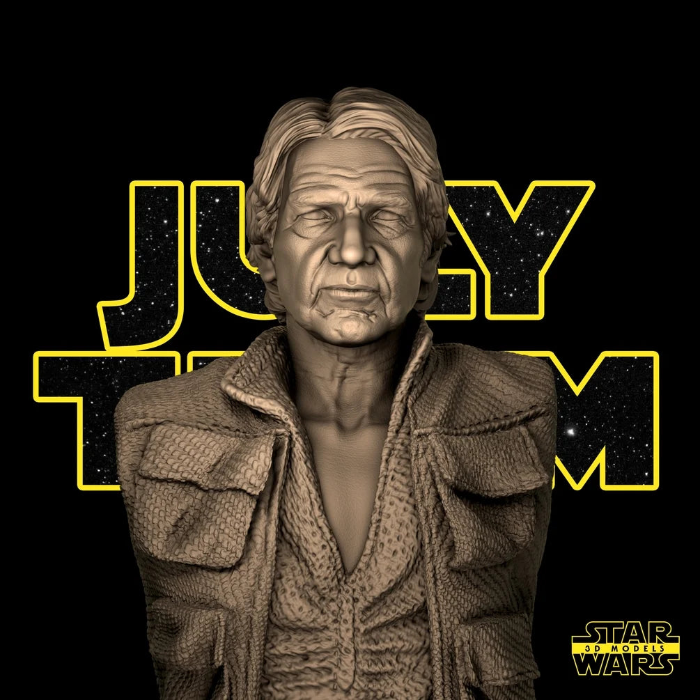 Han Solo Bust - Star Wars 3D Models