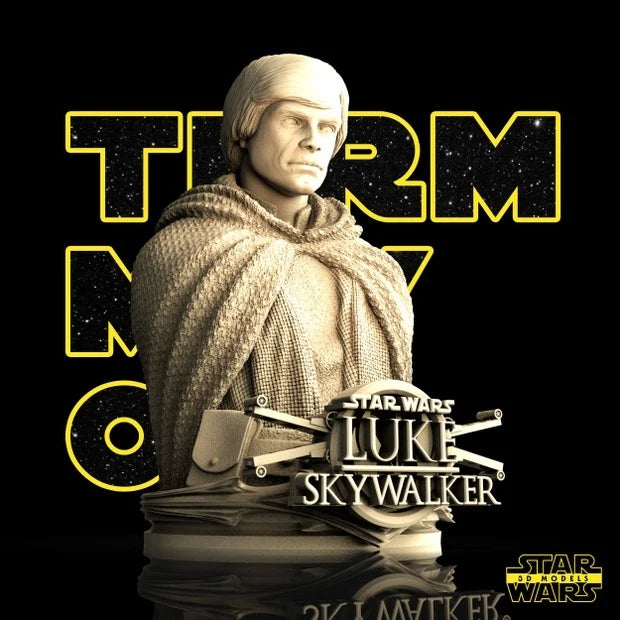 Luke Bust - Star Wars 3D Model
