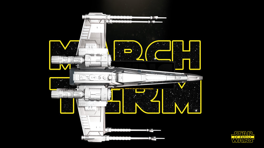 X-Wing - Star Wars 3D Models