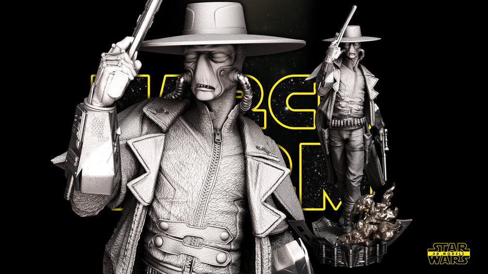 Cad Bane Sculpture - Star Wars 3D Models