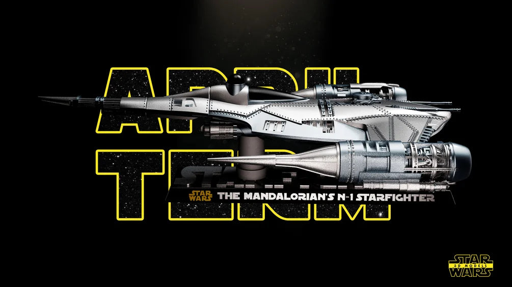 N-1 Starfighter Mando - Star Wars 3D Models