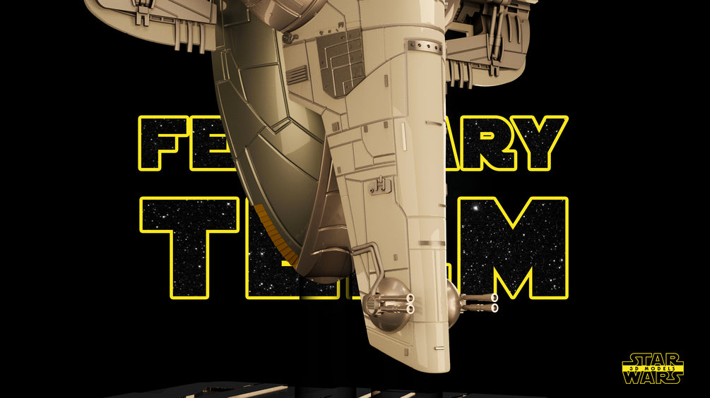 Slave 1 - Star Wars 3D Models