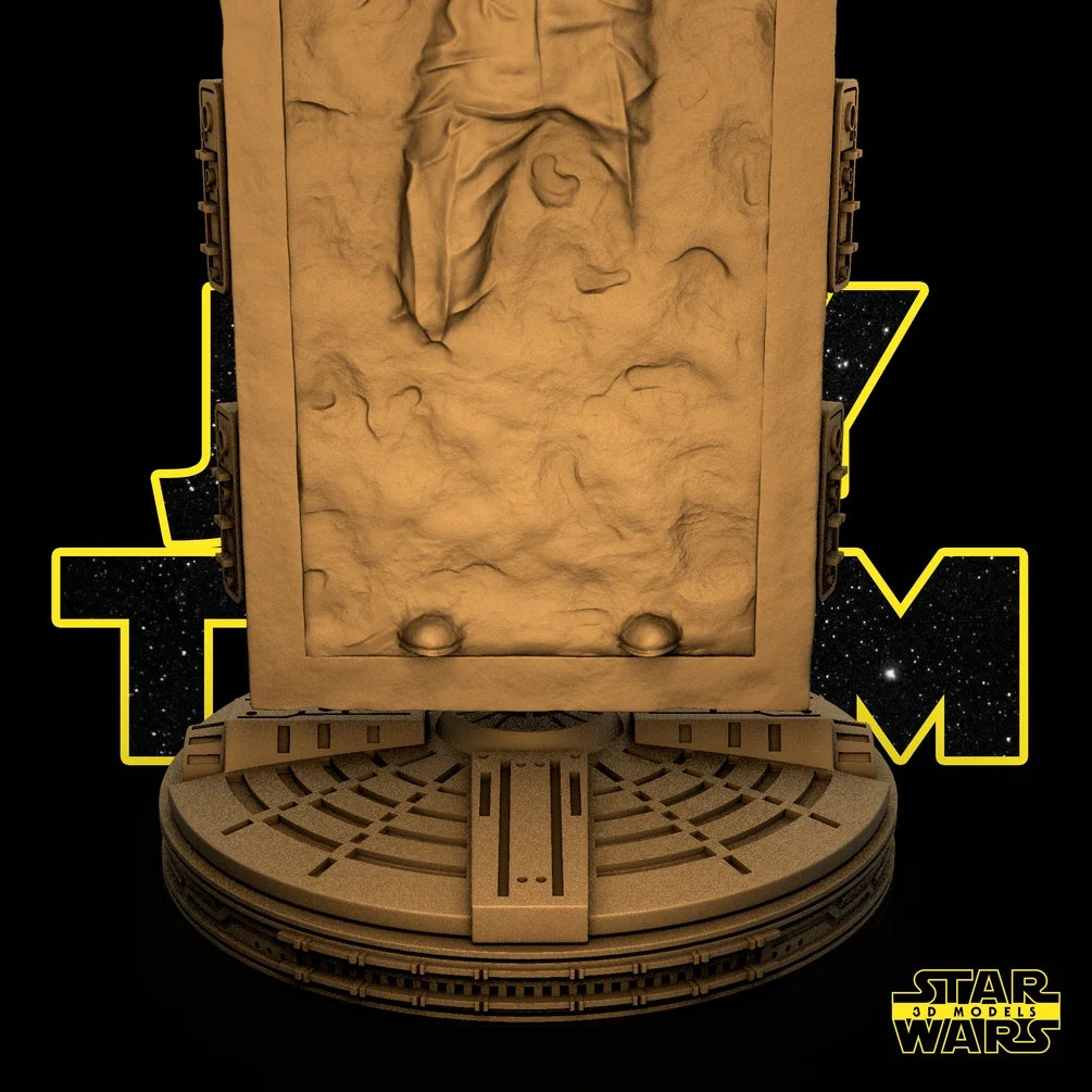 Han Solo On Carbonite Sculpture