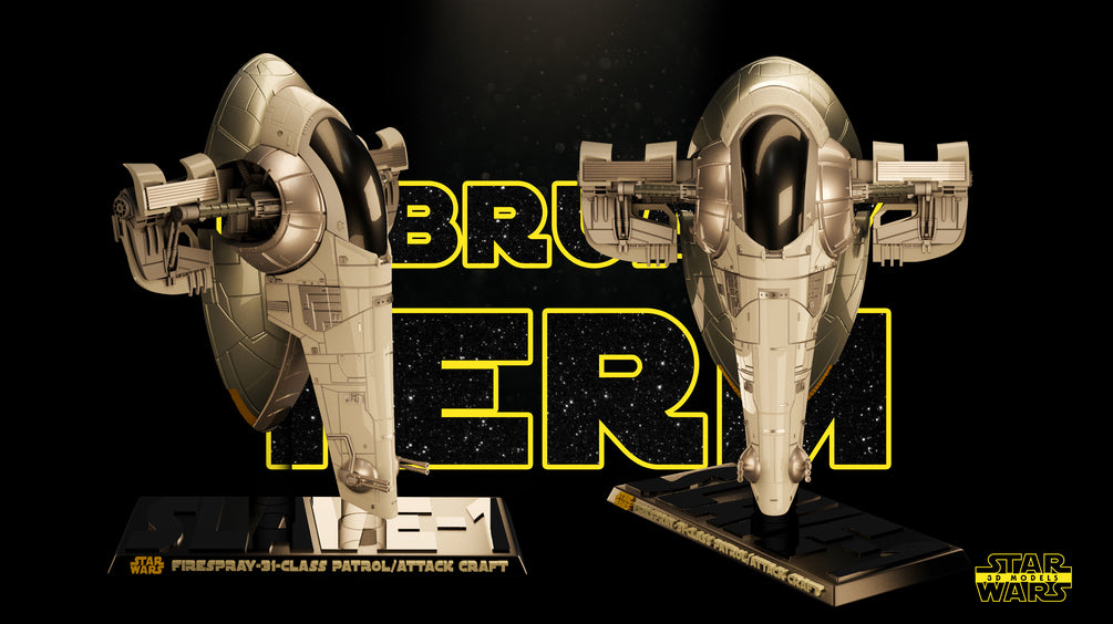 Slave 1 - Star Wars 3D Models