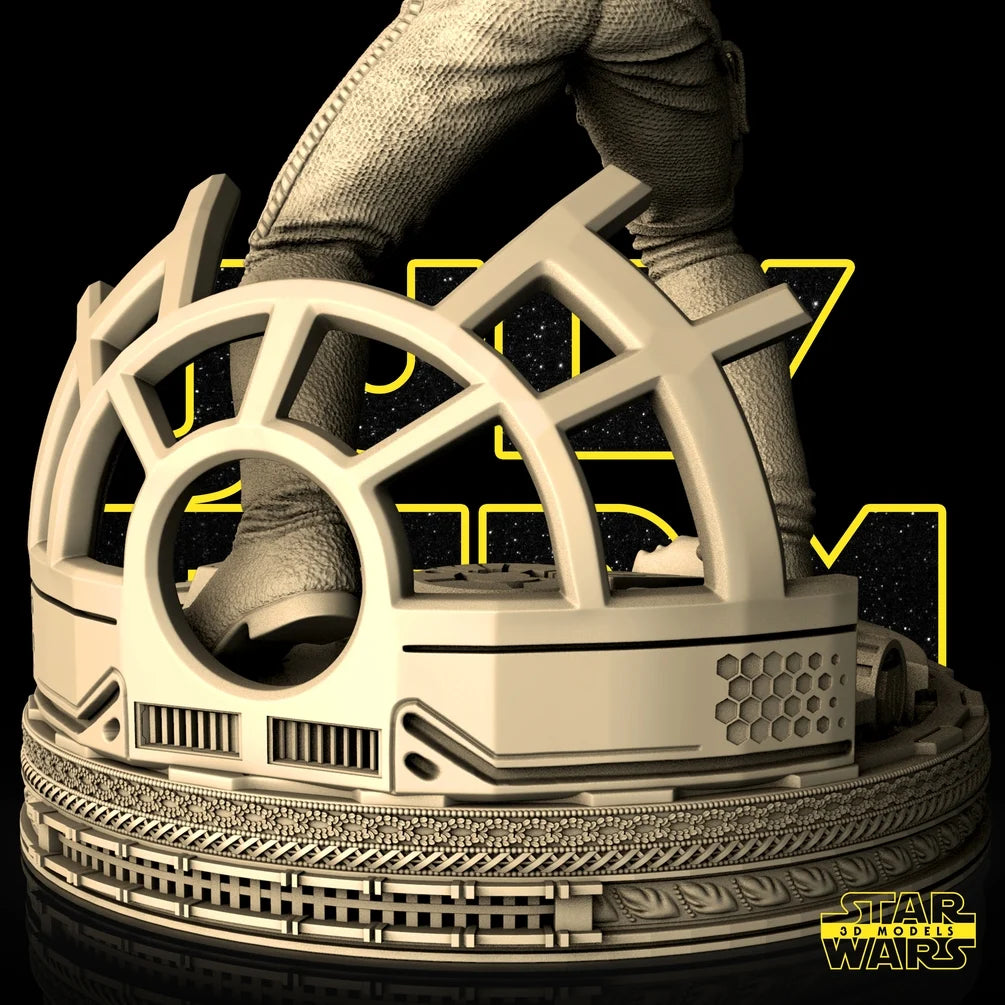 Han Solo Sculpture - Star Wars 3D Models