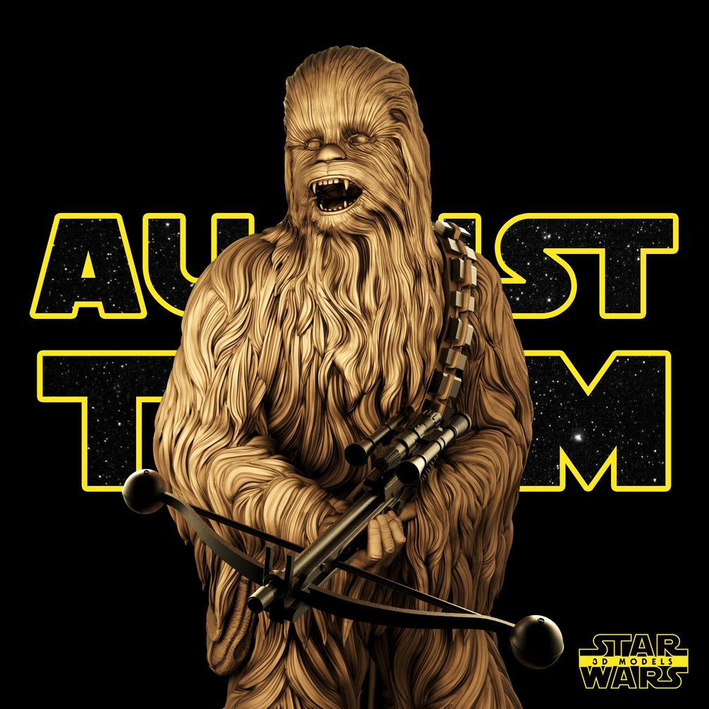Chewbacca Sculpture - Star Wars 3D Models