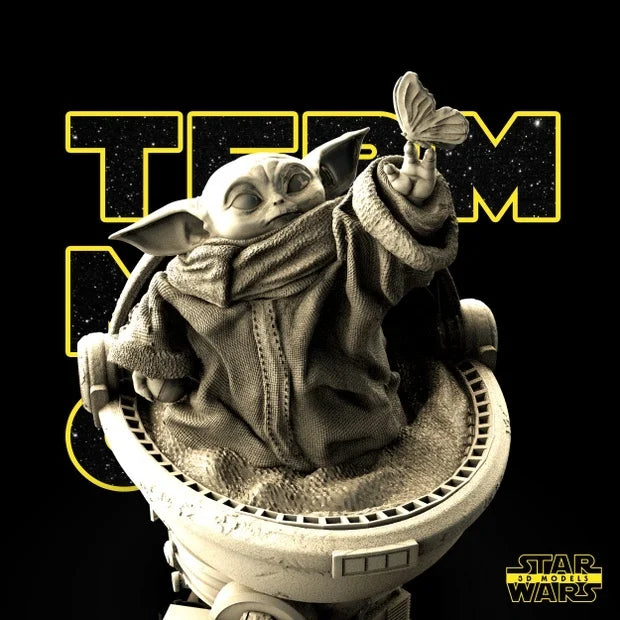 Grogu Bust - Star Wars 3D Model