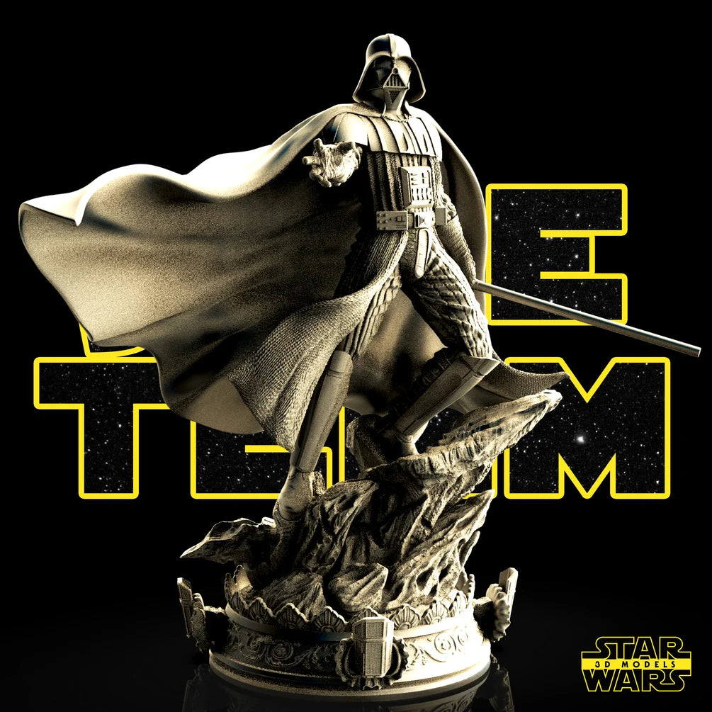 Darth Vader Sculpture - Star Wars 3D Model