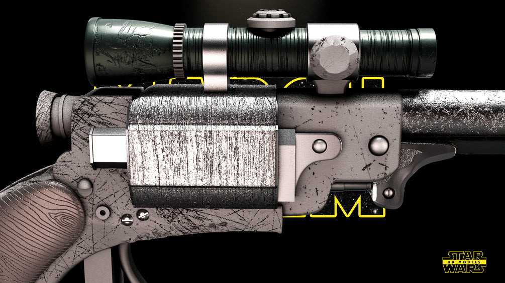 Cad Bane Blasters LL-30 #2 - Star Wars 3D Models