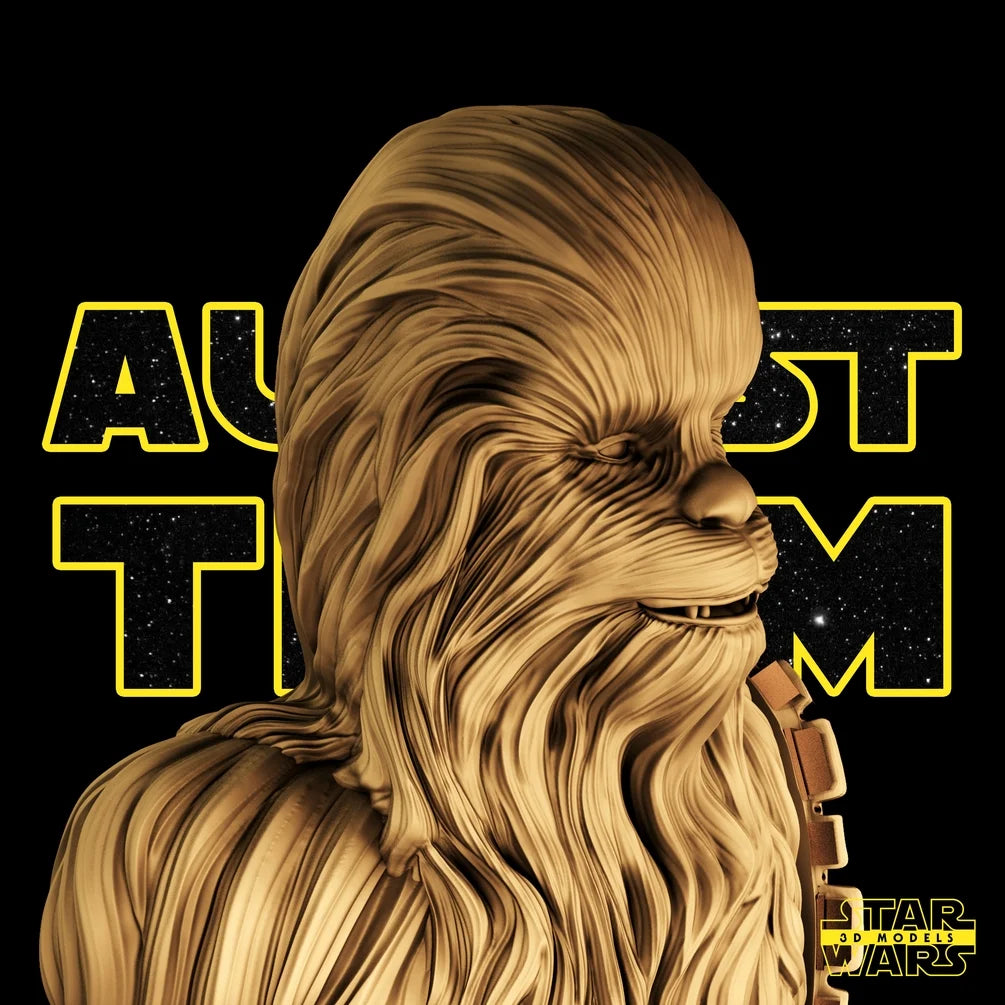Chewbacca Bust - Star Wars 3D Models
