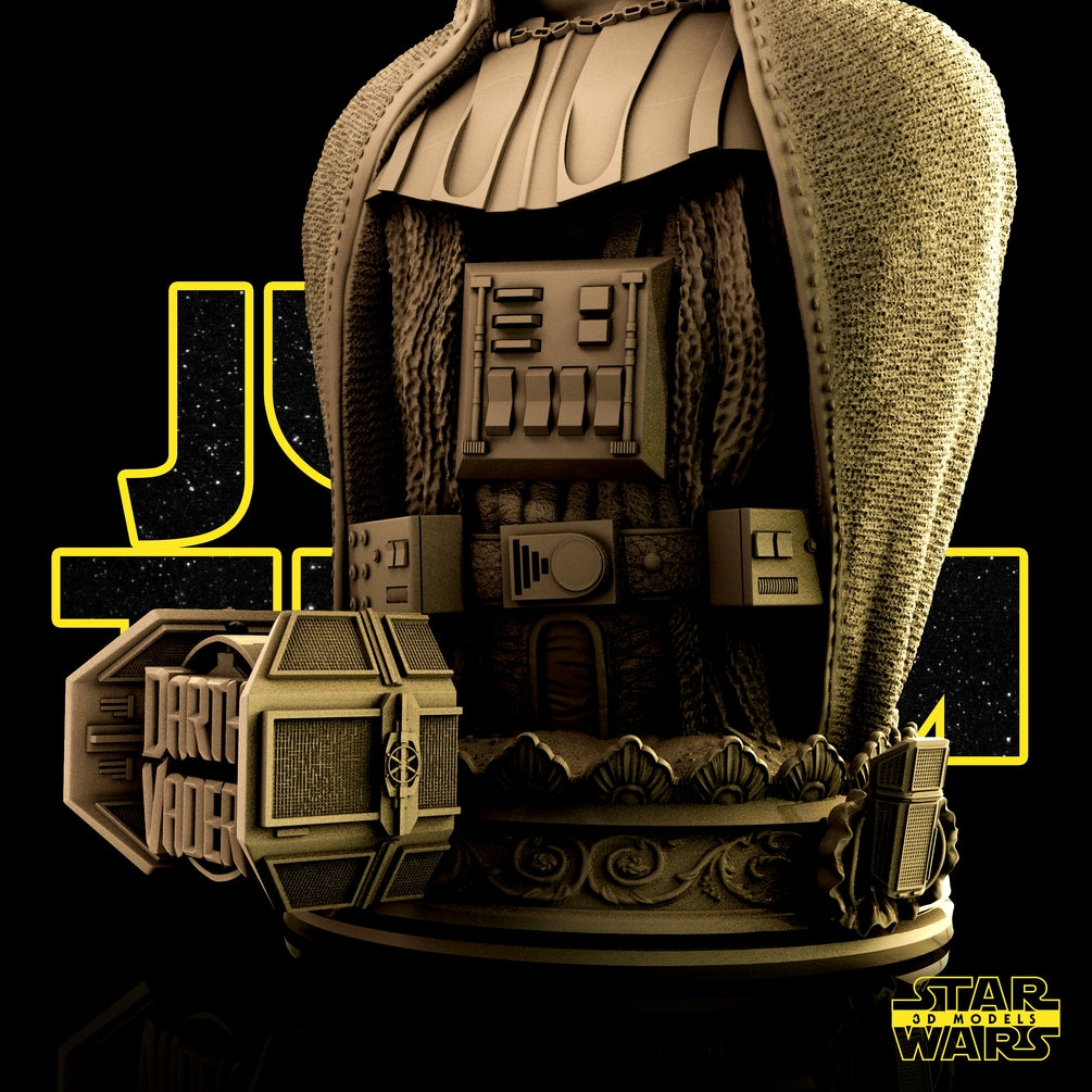 Darth Vader Bust - Star Wars 3D Model