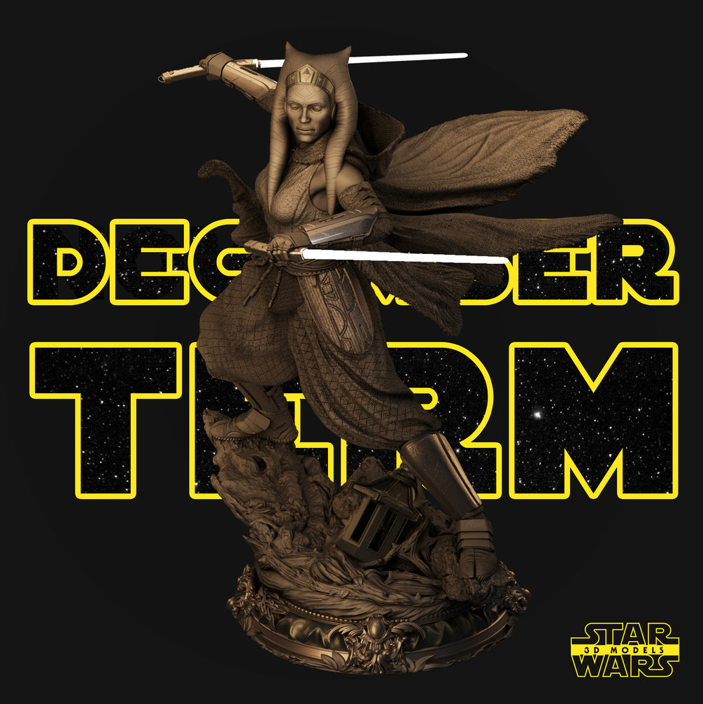 Ahsoka Sculpture - Star Wars 3D Models
