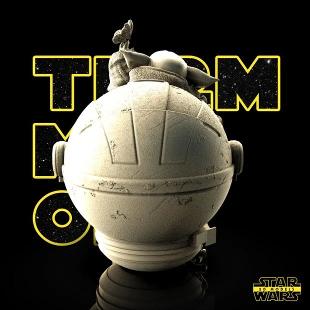 Grogu Bust - Star Wars 3D Model