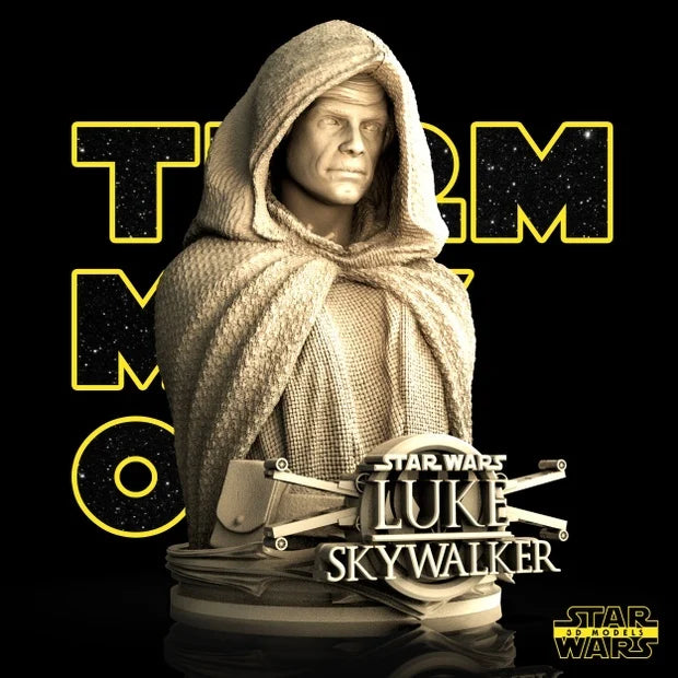 Luke Bust - Star Wars 3D Model