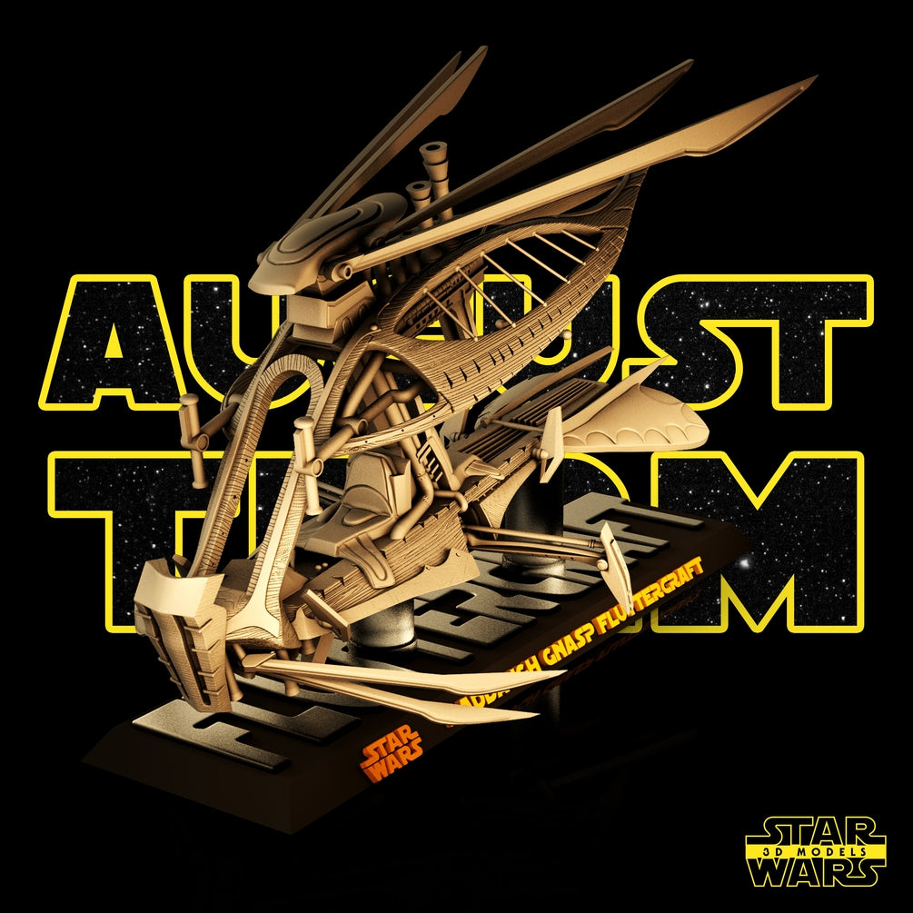 Raddaugh Gnasp Fluttercraft - Star Wars 3D Models