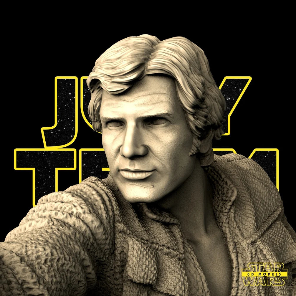 Han Solo Sculpture - Star Wars 3D Models