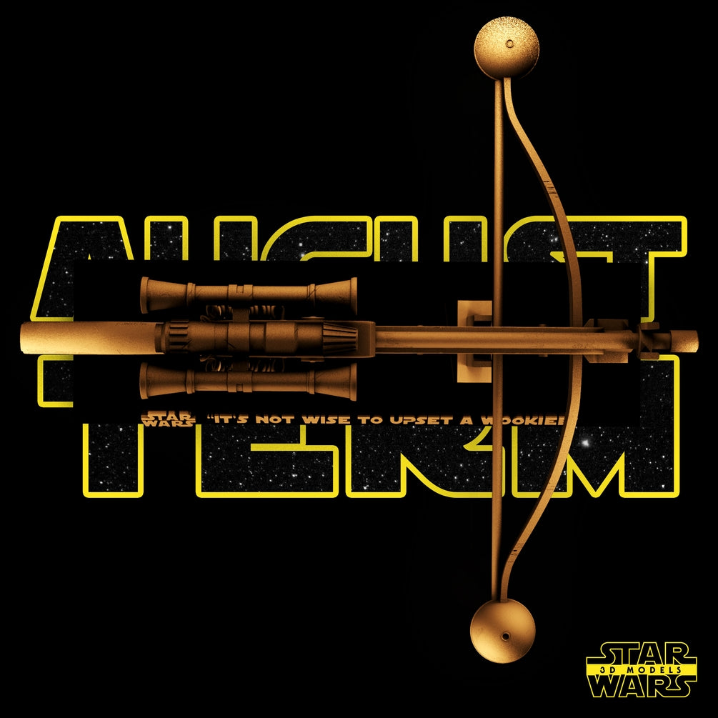 Chewbacca Bowcaster Sculpture - Star Wars 3D Models