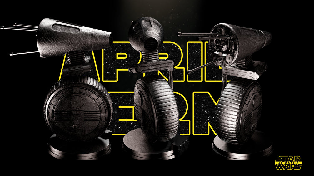 D-0 Droid - Star Wars 3D Models