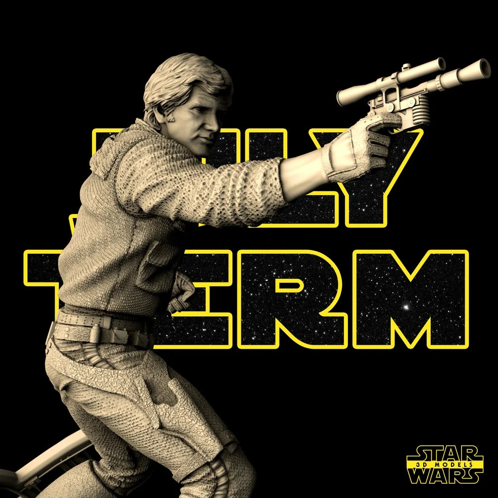 Han Solo Sculpture - Star Wars 3D Models