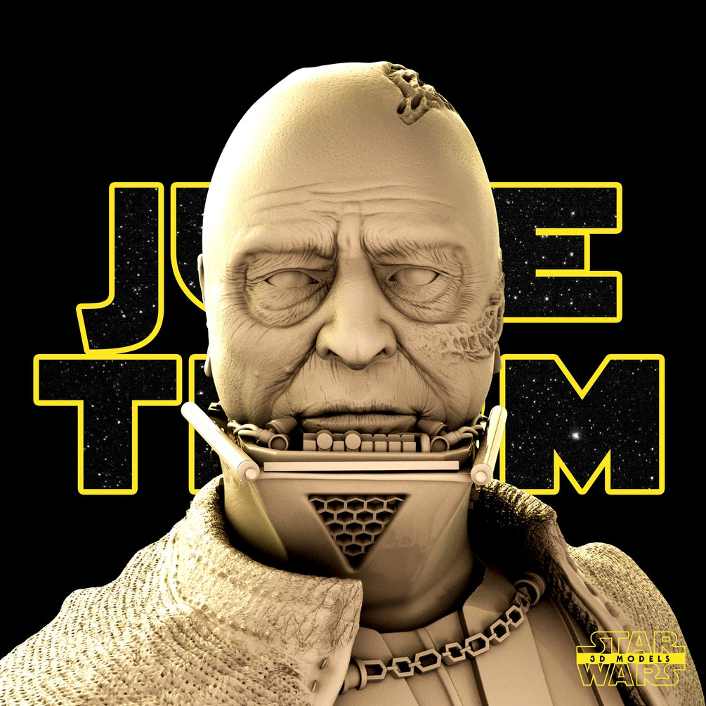 Darth Vader Bust - Star Wars 3D Model