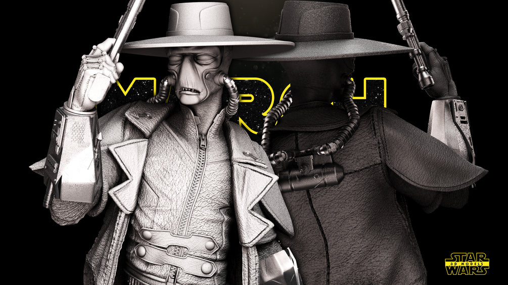 Cad Bane Sculpture - Star Wars 3D Models