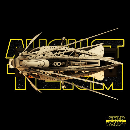Raddaugh Gnasp Fluttercraft - Star Wars 3D Models