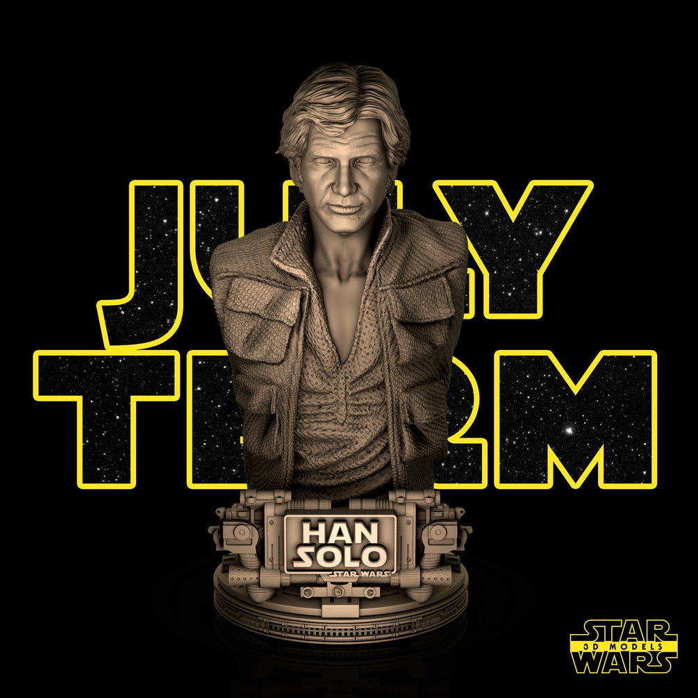 Han Solo Bust - Star Wars 3D Models