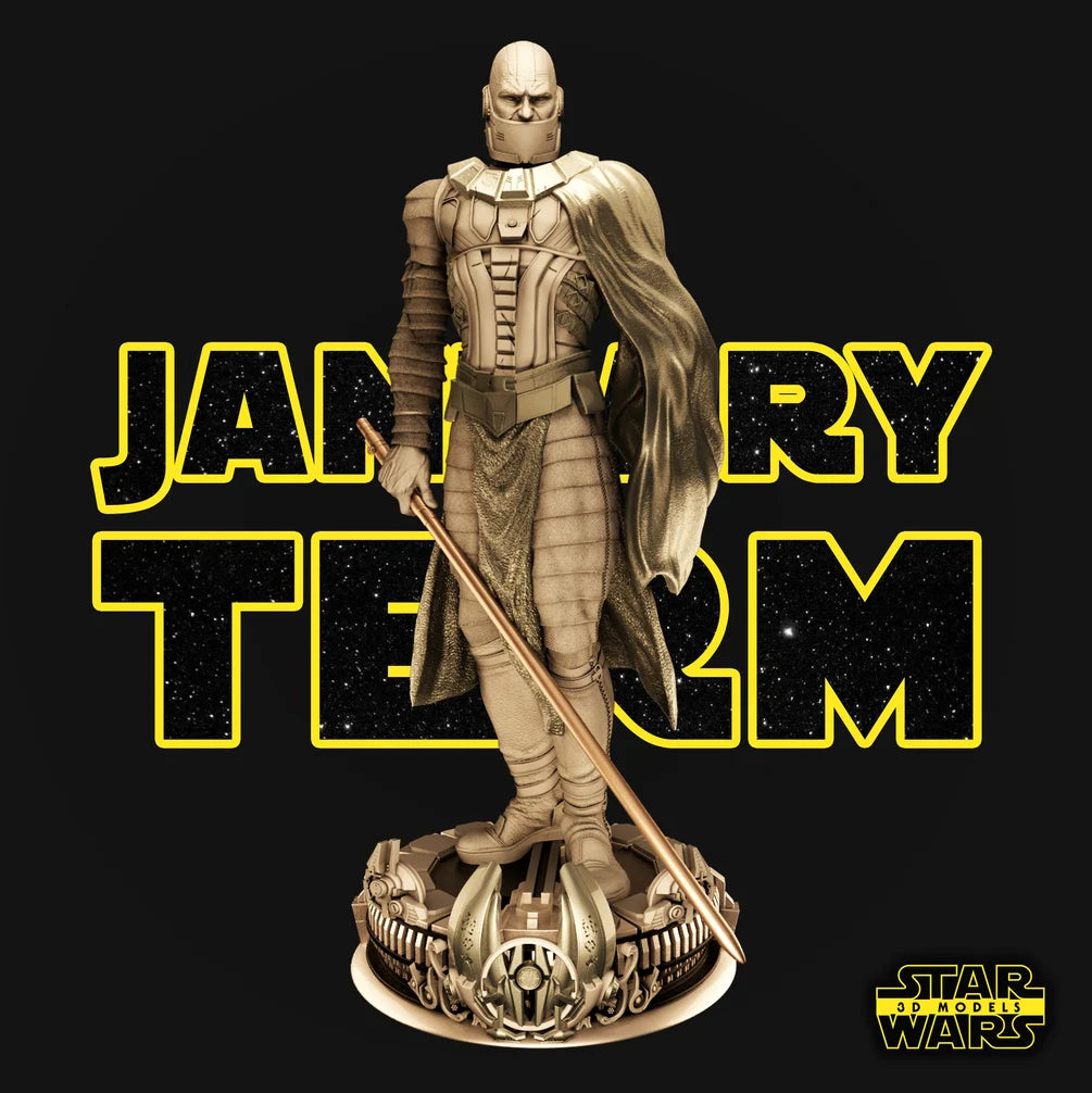 Darth Malak Sculpture - Star Wars 3D Models