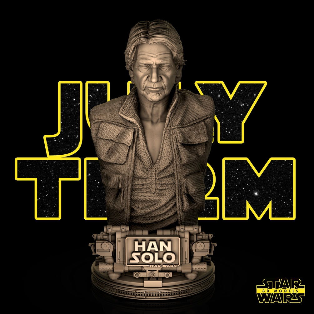 Han Solo Bust - Star Wars 3D Models