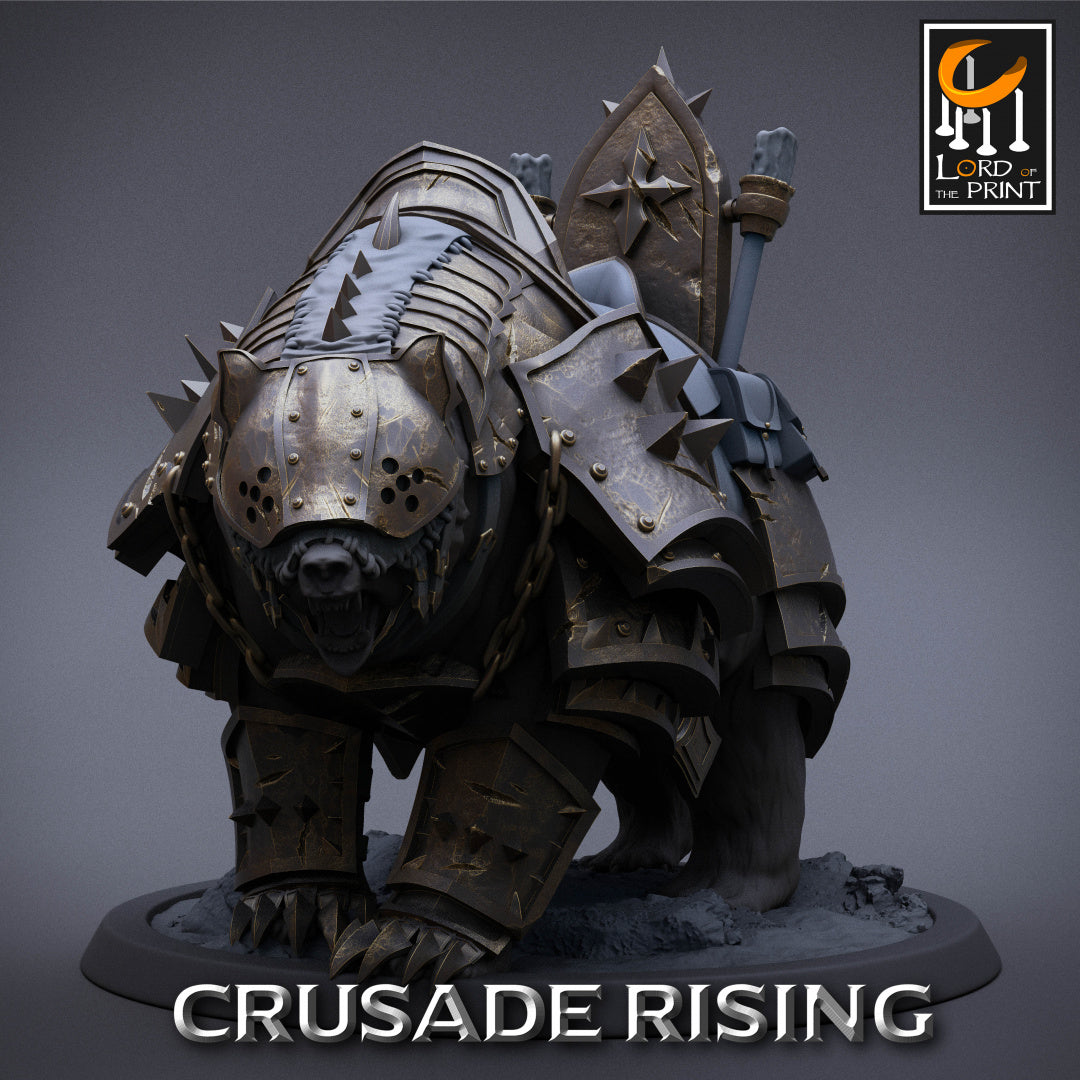 Crusade Rising Templar Bear Unmounted and Wild