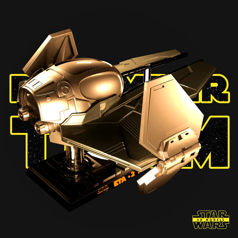 ETA-2 Actis Class - Star Wars 3D Models