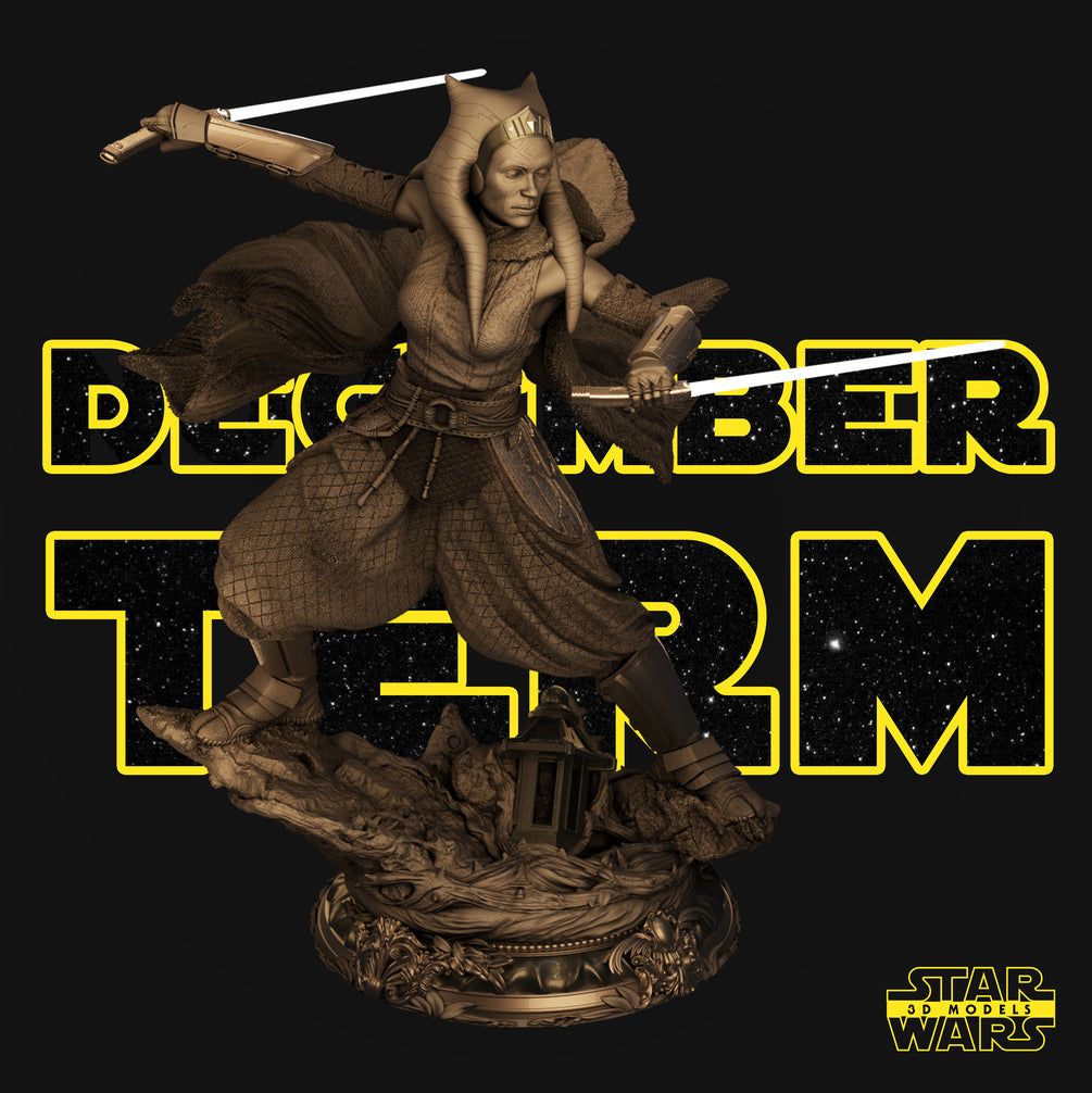 Ahsoka Sculpture - Star Wars 3D Models