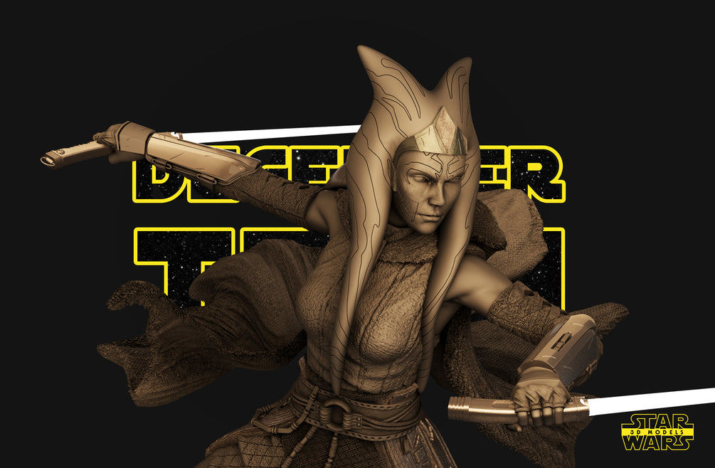 Ahsoka Sculpture - Star Wars 3D Models