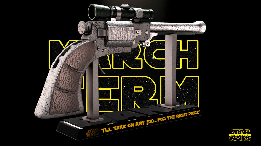 Cad Bane Blasters LL-30 #2 - Star Wars 3D Models