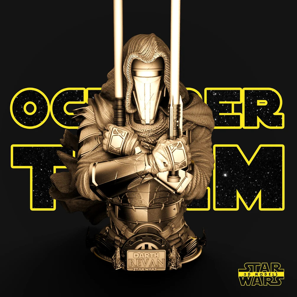 Darth Revan Bust - Star Wars 3D Models