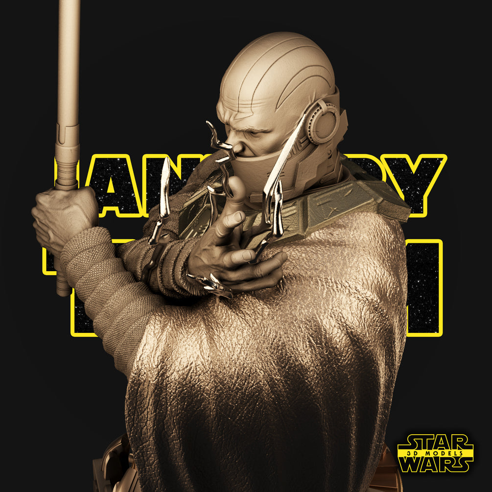 Darth Malak Bust - Star Wars 3D Models