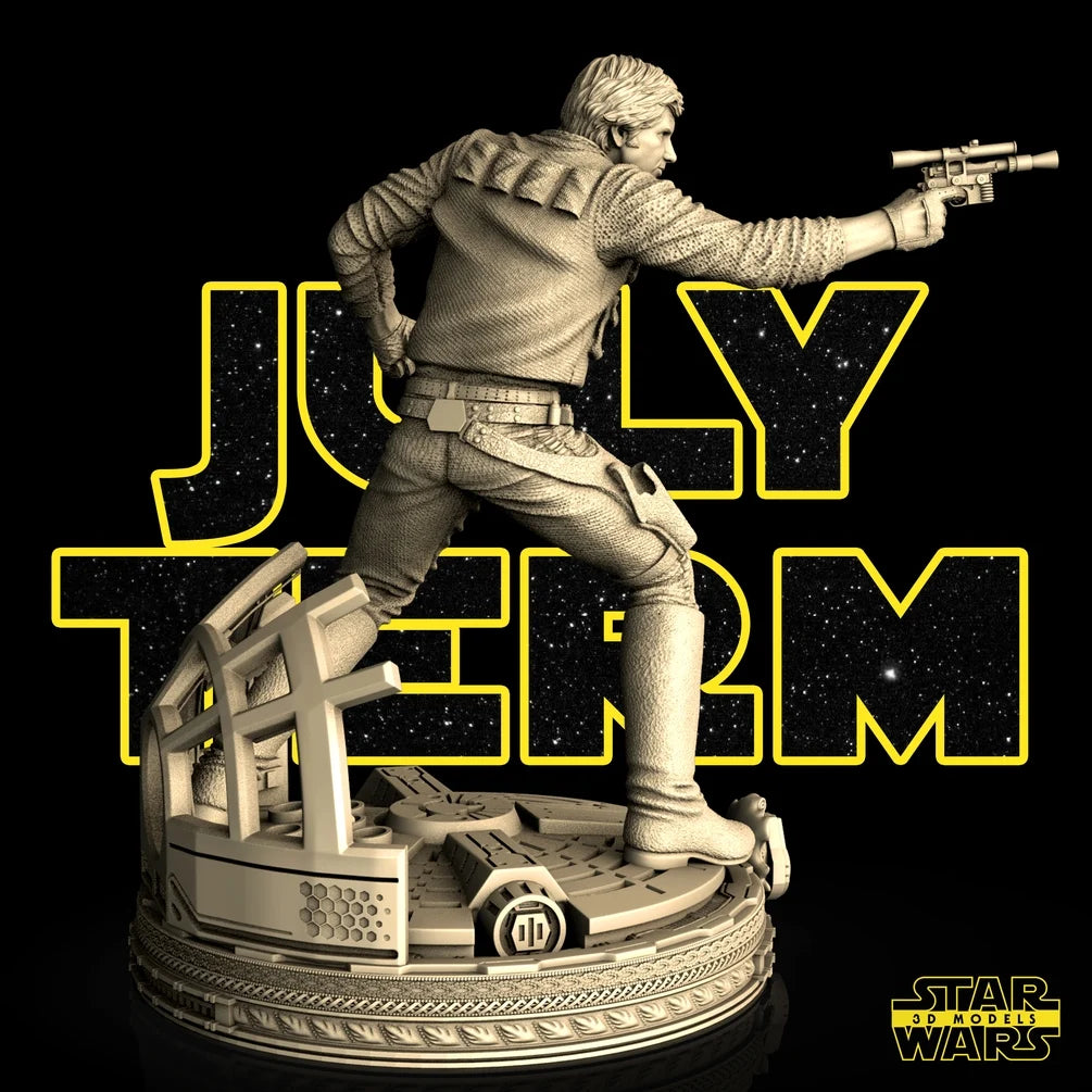 Han Solo Sculpture - Star Wars 3D Models