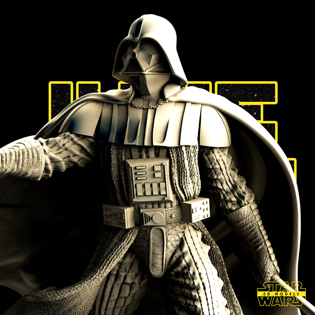 Darth Vader Sculpture - Star Wars 3D Model