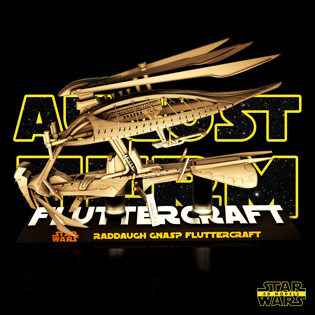 Raddaugh Gnasp Fluttercraft - Star Wars 3D Models