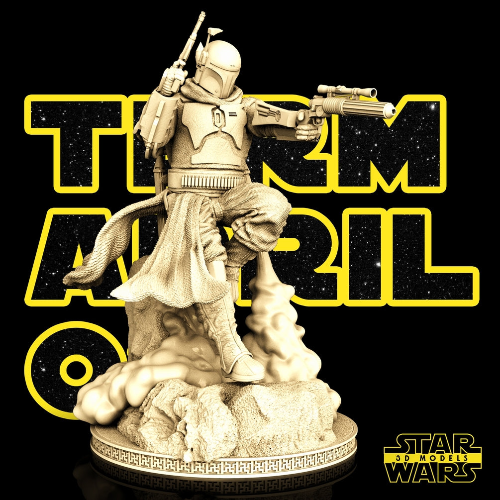 Boba Fett Sculpture