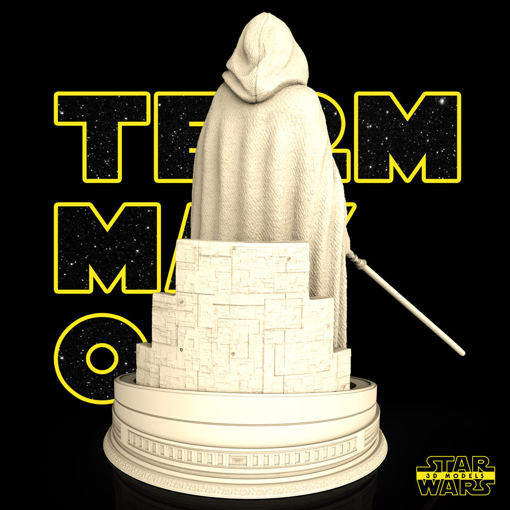 Luke Skywalker Sculpture - Star Wars 3D Model