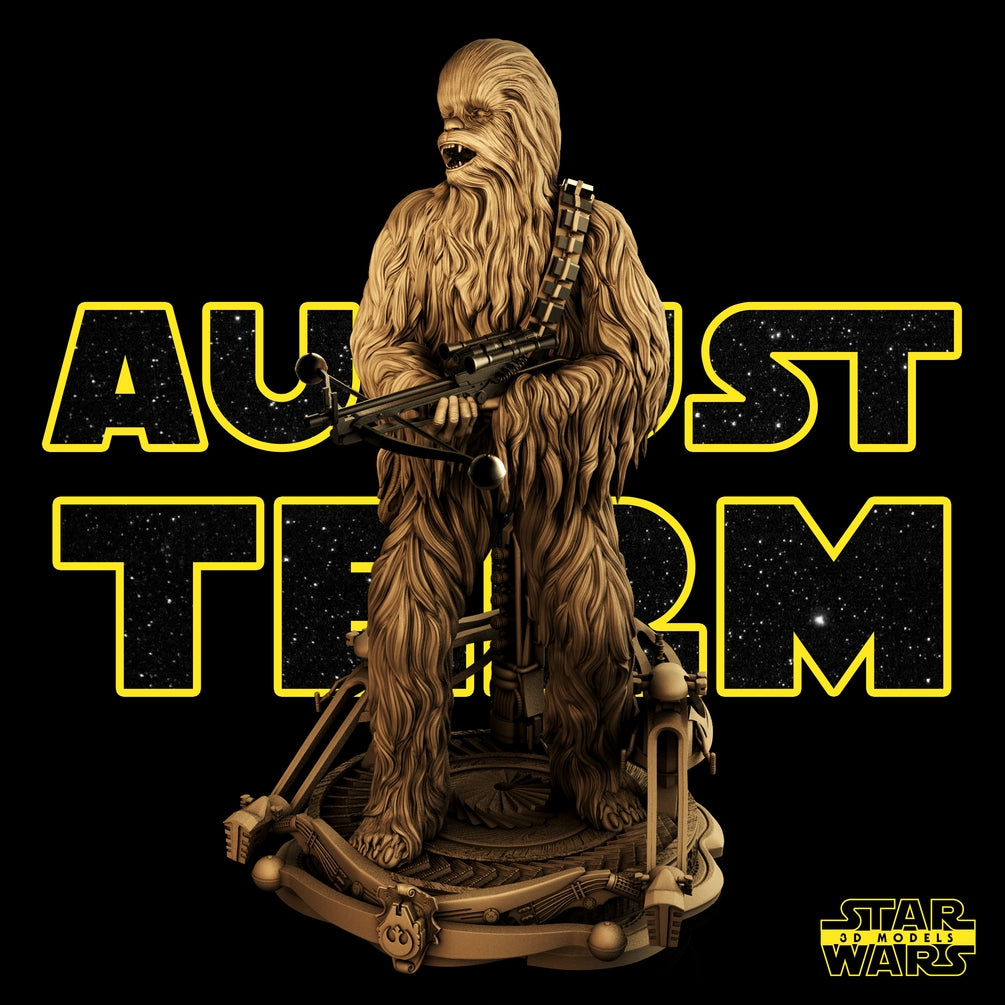 Chewbacca Sculpture - Star Wars 3D Models