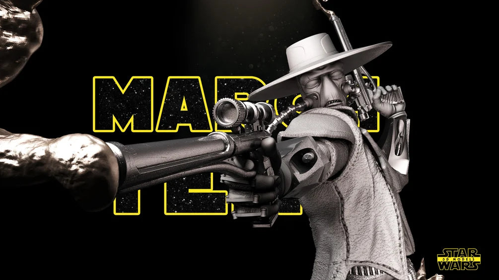 Cad Bane Bust - Star Wars 3D Models
