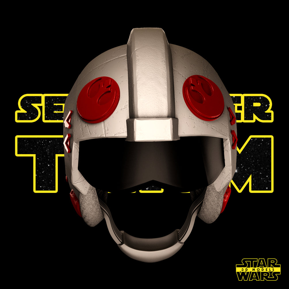 Luke and Leia Helmet - Star Wars 3D Models